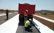 Geotechnical engineering mission to assess the condition of a runway on a mining site