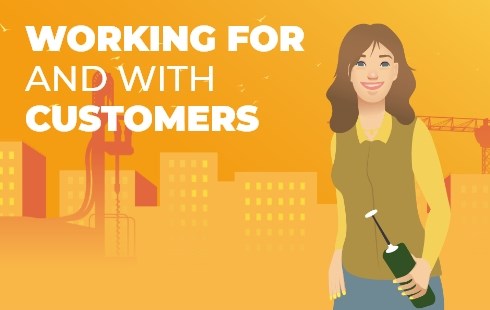Working For And With Customers
