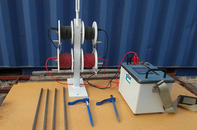 Mesure de la résistivité électrique